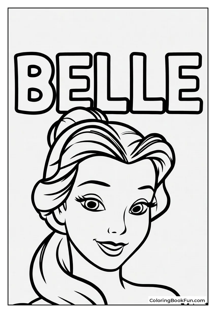 Belle Smiling with Kind Eyes