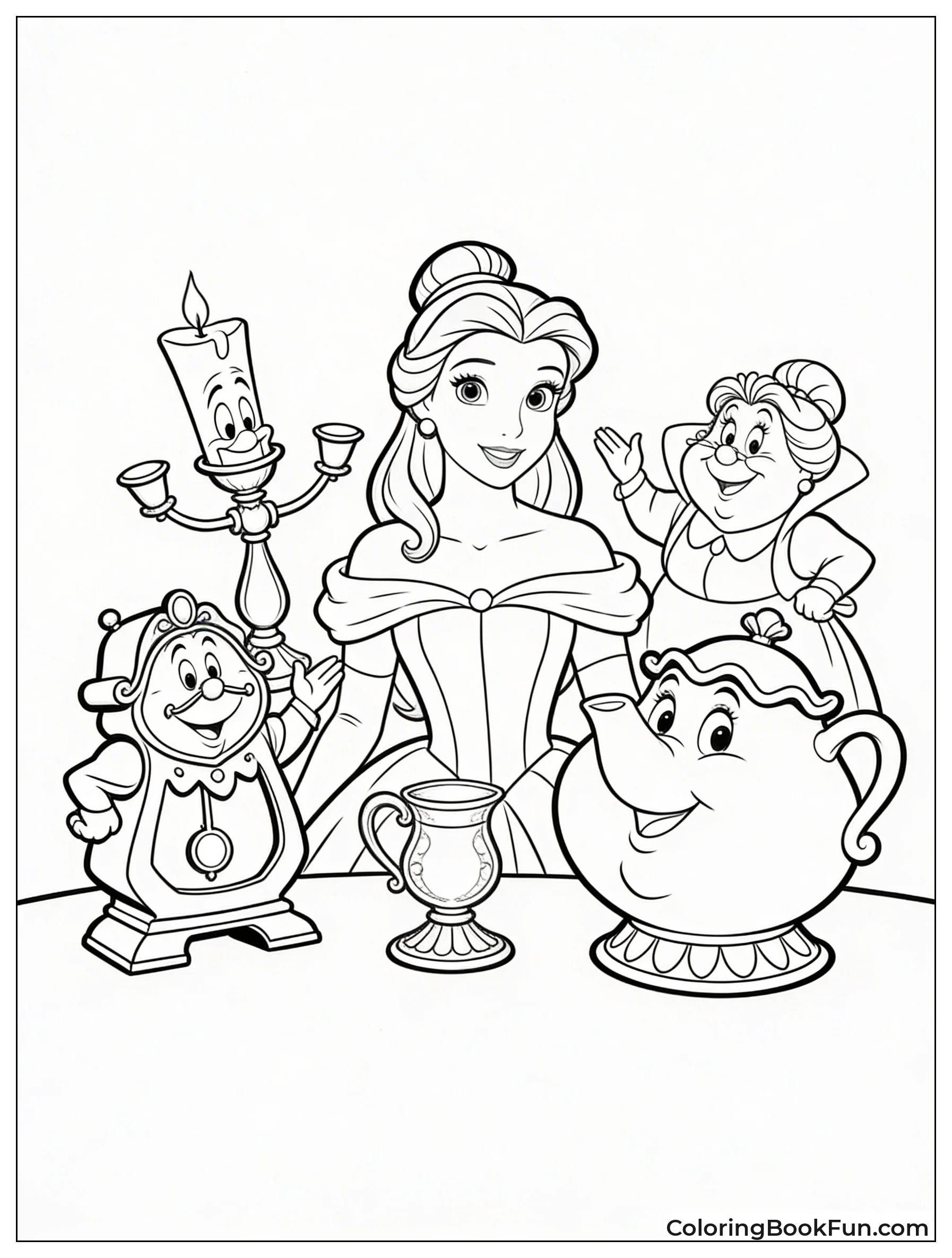 Servants Welcome Belle to Castle