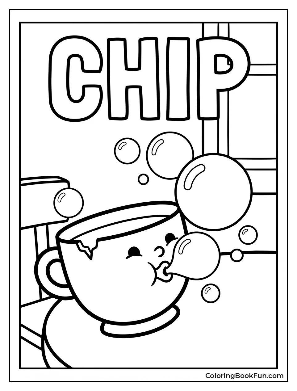 Chip Blows Fun Bubbles