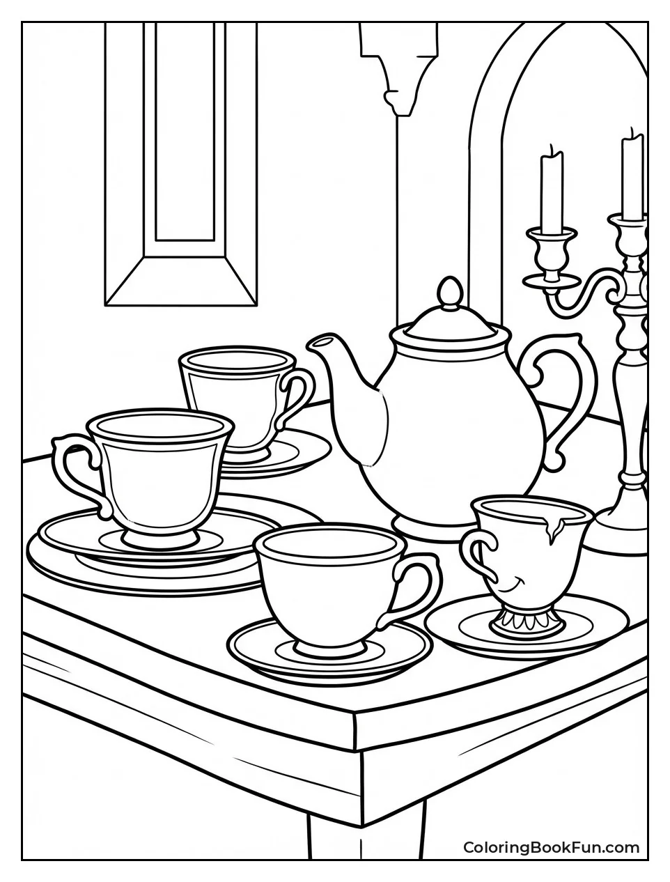 Blank Teacups to Decorate