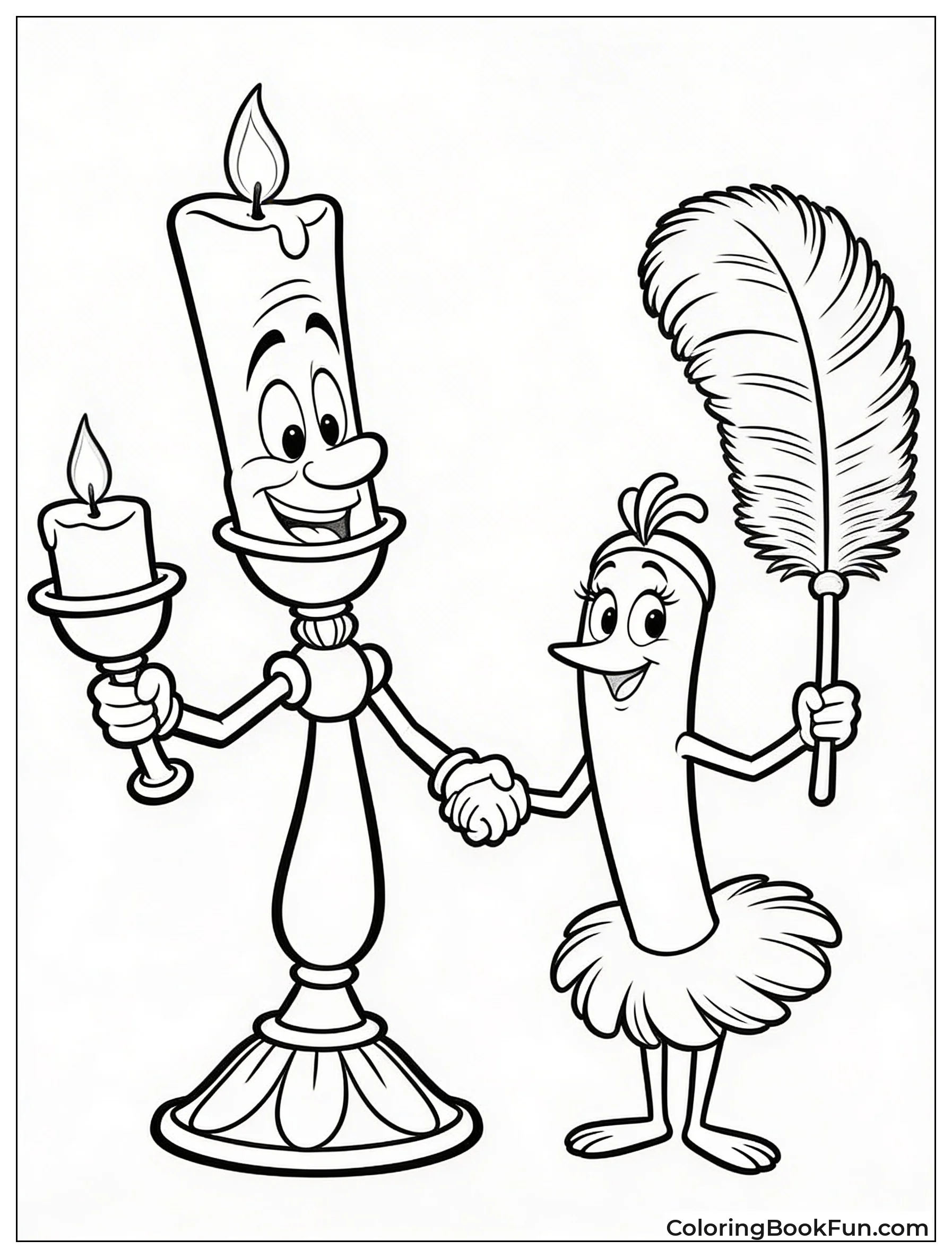 Lumiere Holds Hands with Fifi