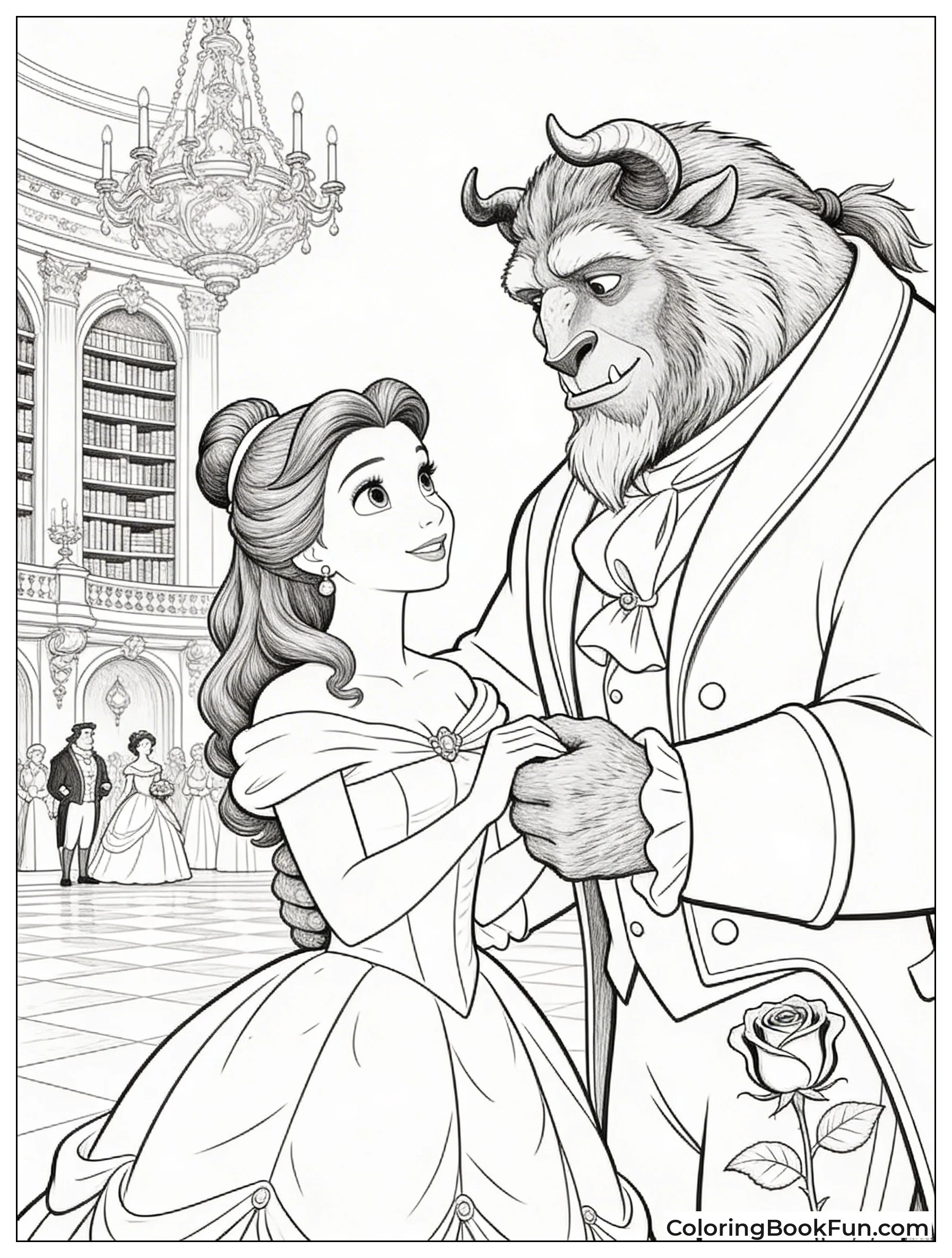 Live-Action Belle Meets Beast