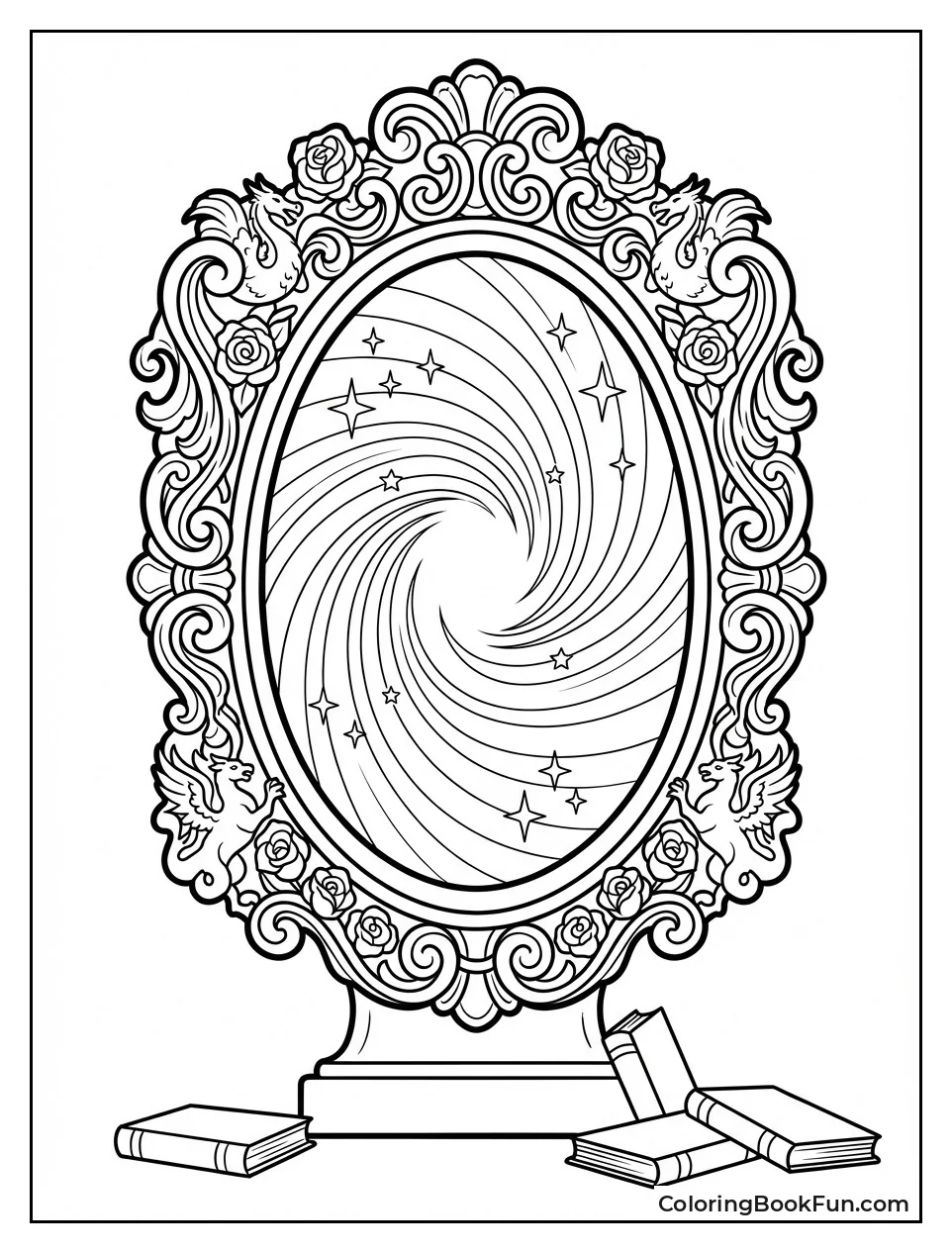 Magic Mirror Shows Swirls