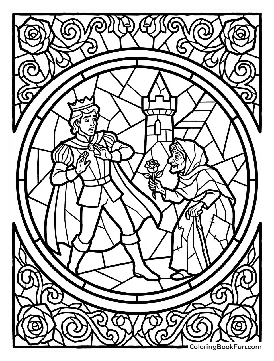 Stained Glass Prologue Scene