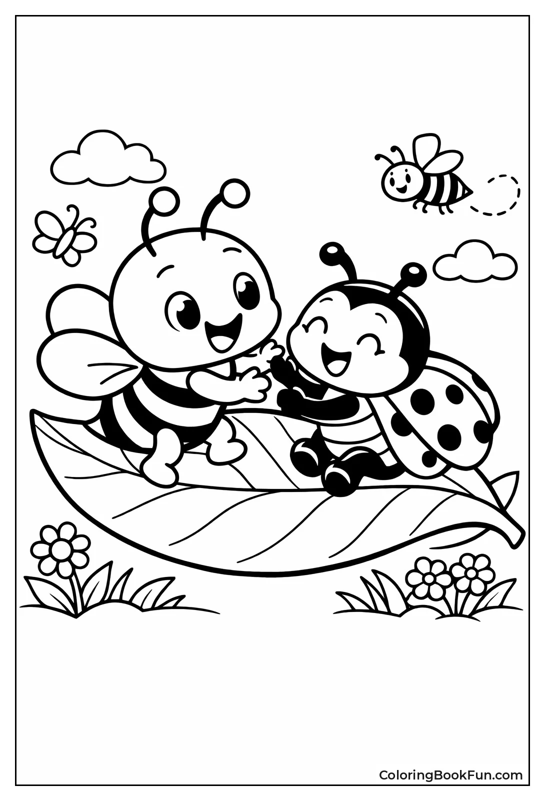 Bee and Ladybug Friends