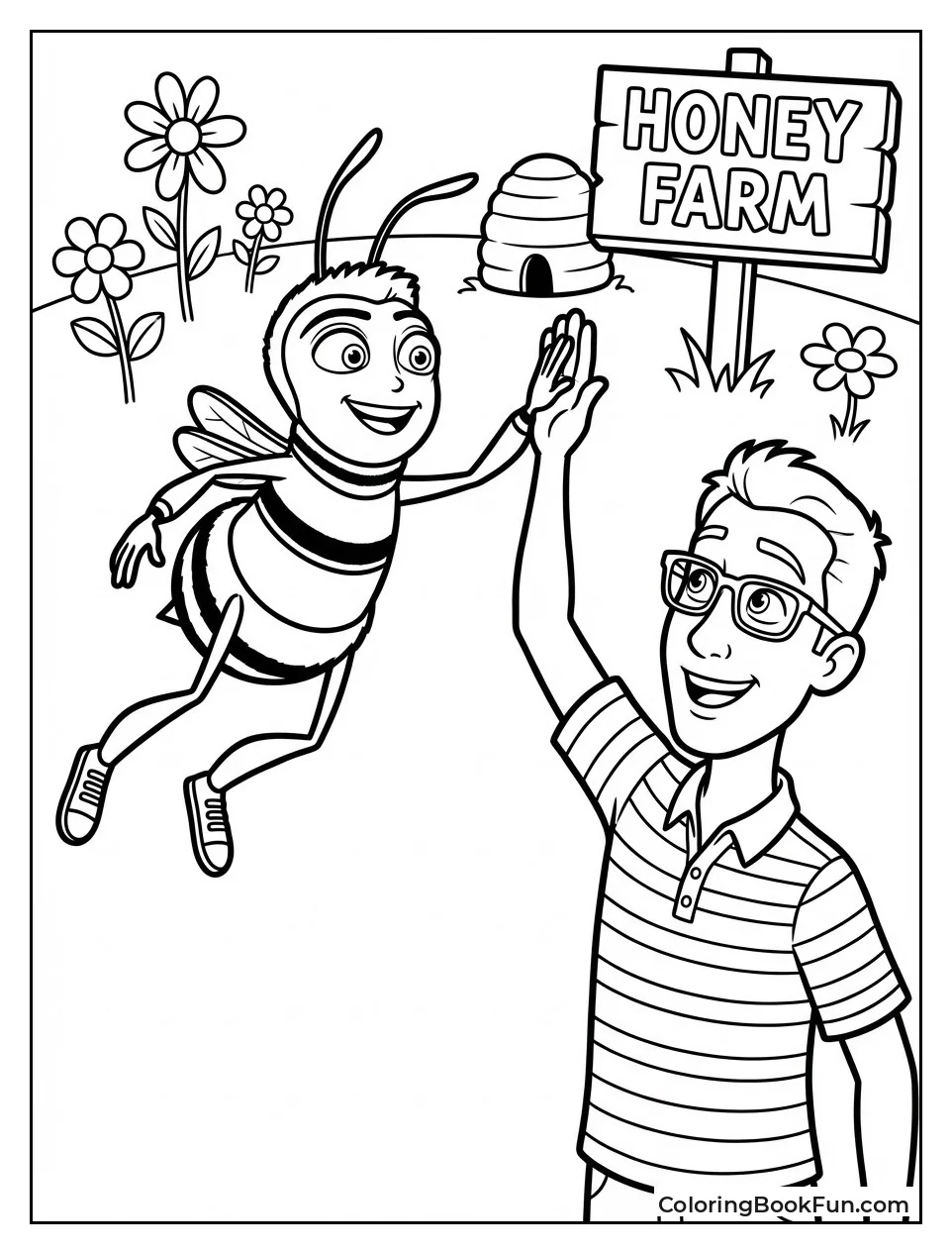 Barry and Adam High Five