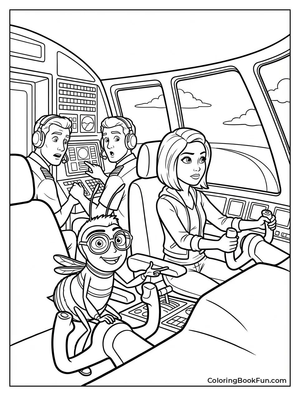 Barry Lands Big Plane