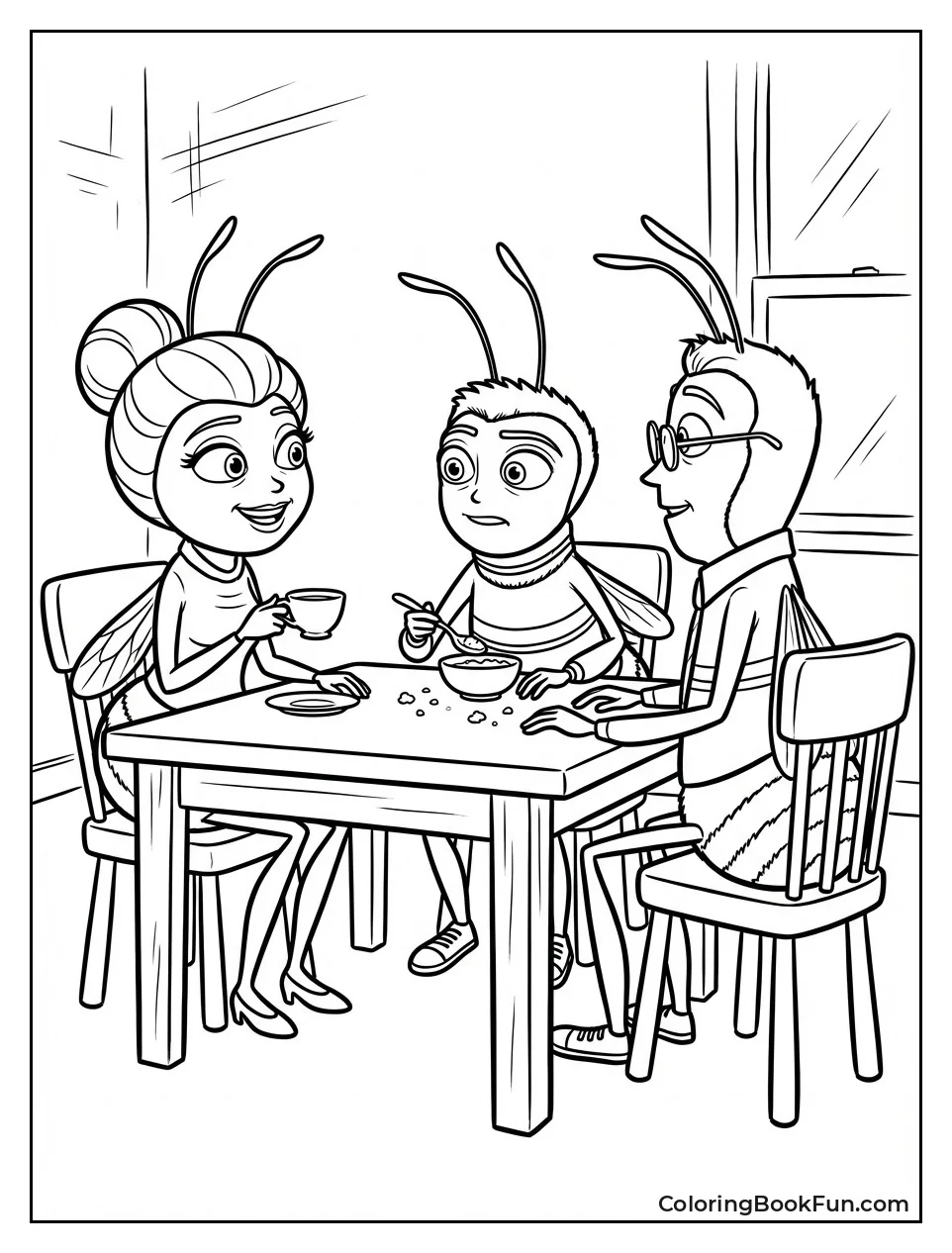 Benson Family Eats Dinner