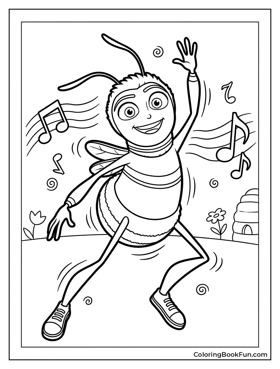 Dancing Barry with Notes