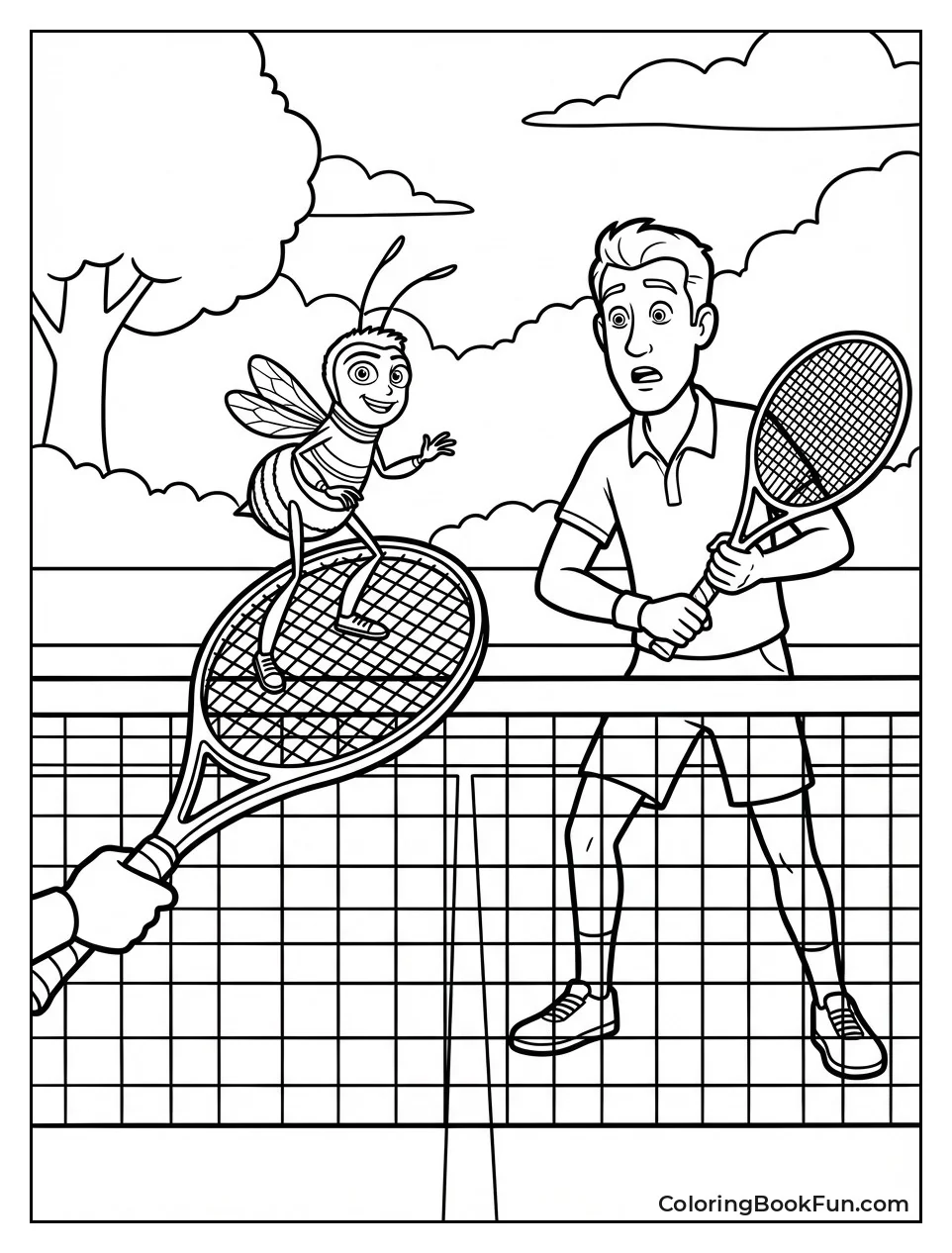 Barry Faces Ken Racket