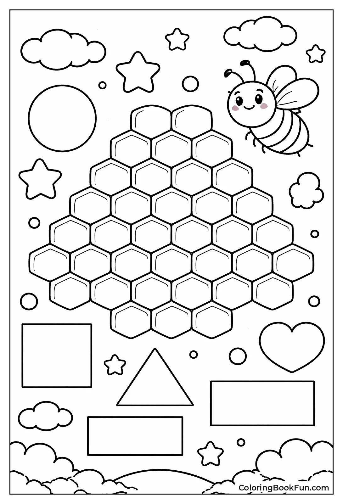 Hexagon Beehive Pattern