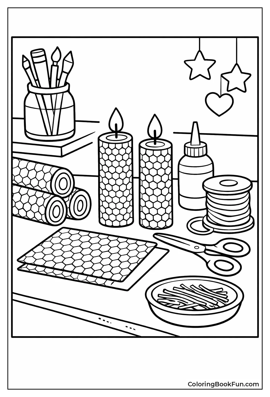 Roll Beeswax Sheets for Candles