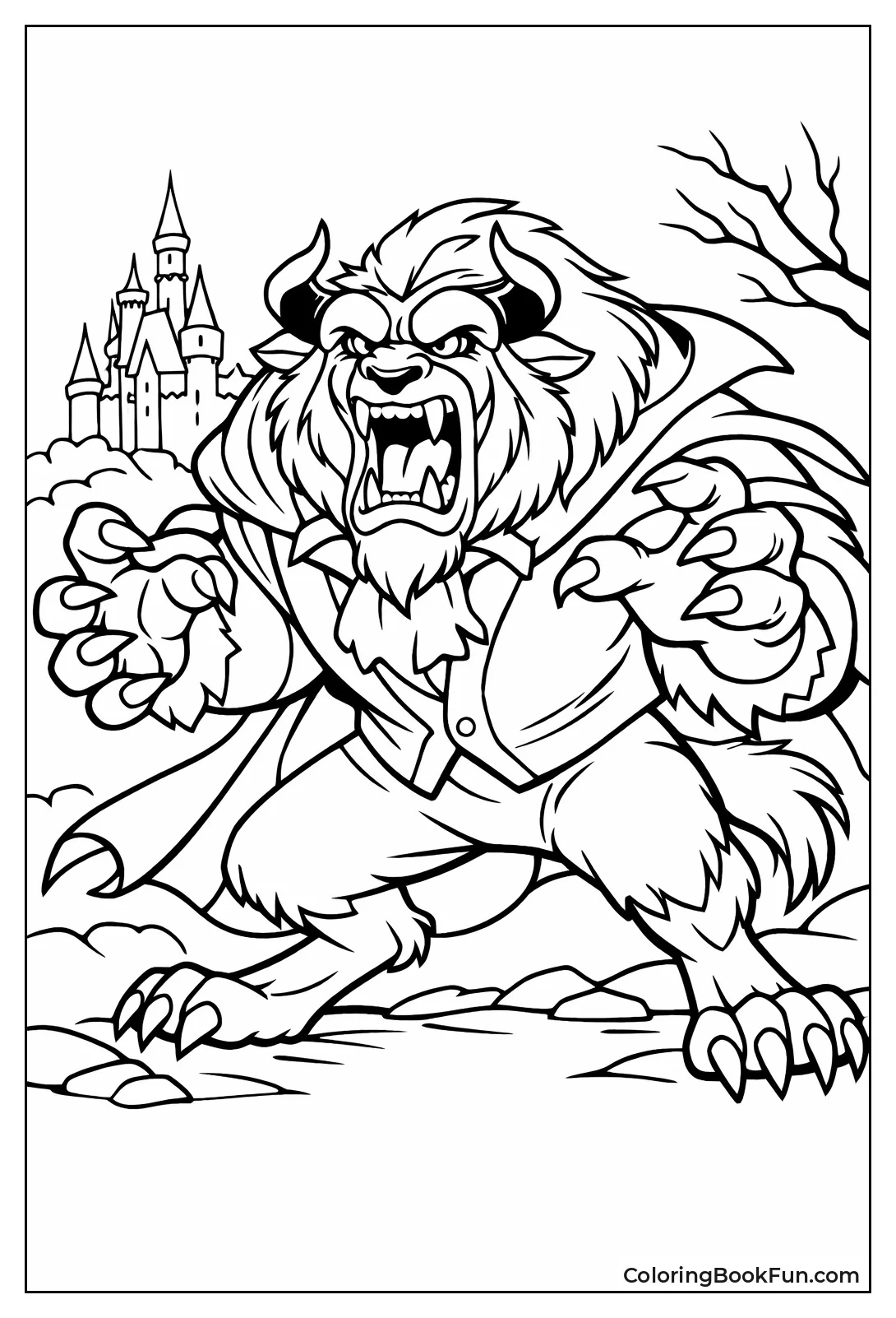 Fierce Beast Roars Loudly