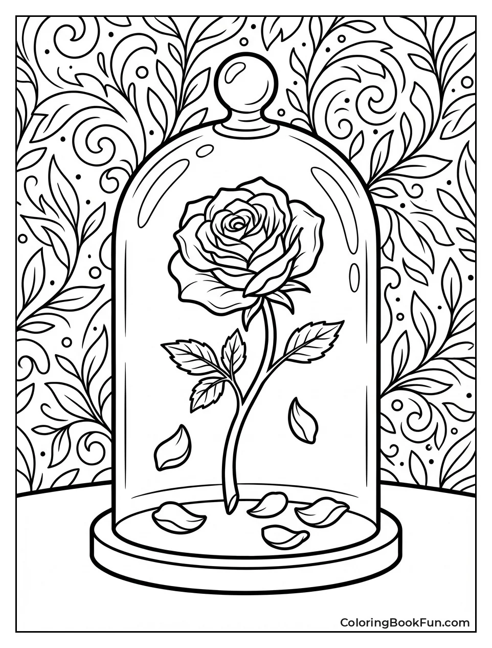 Enchanted Rose Falls