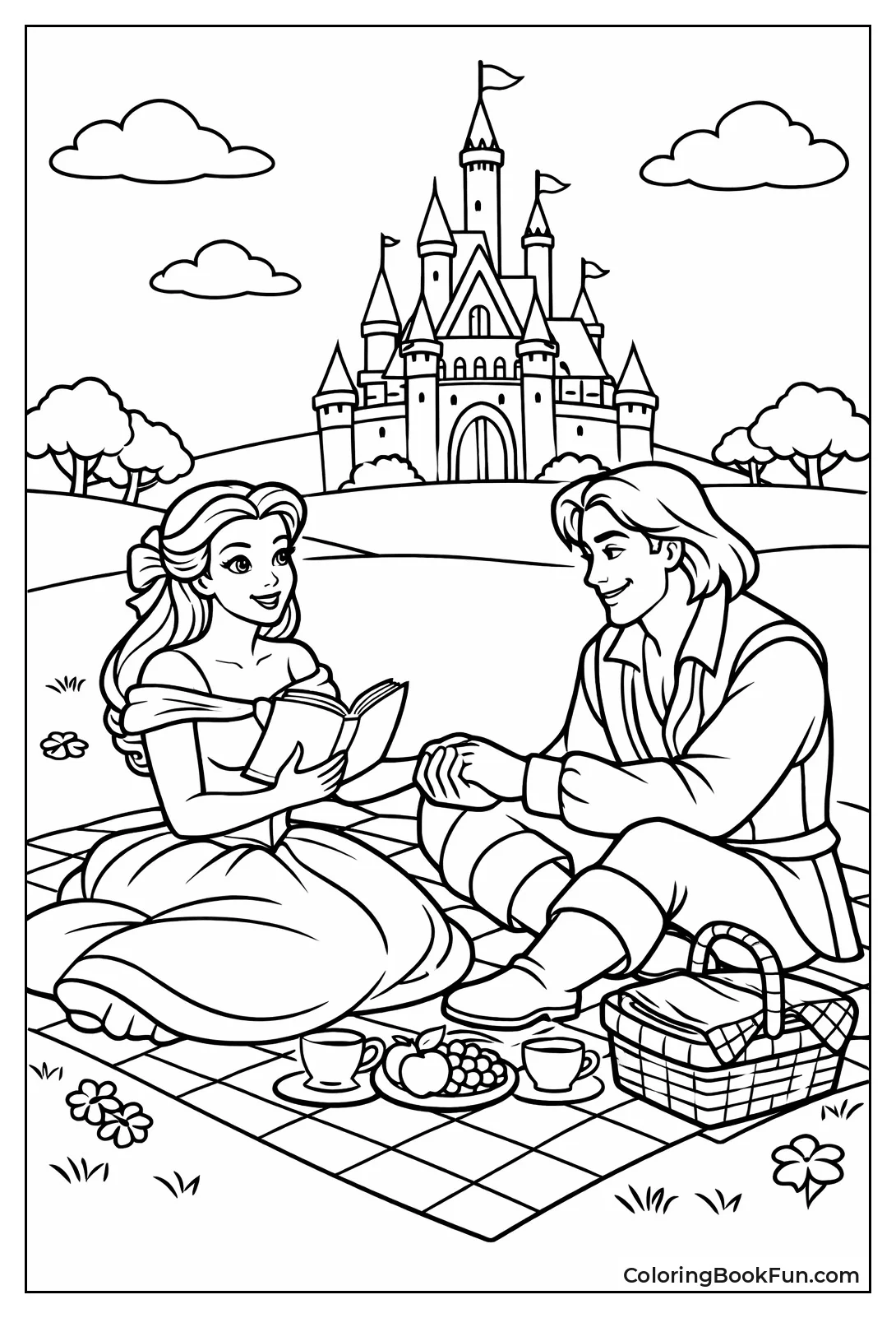 Belle Picnics with Prince