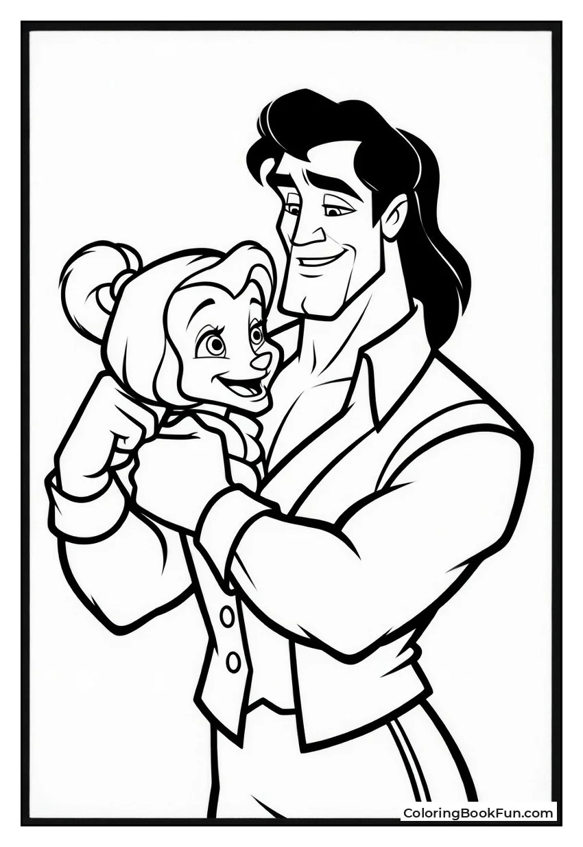 Gaston Flexes for LeFou