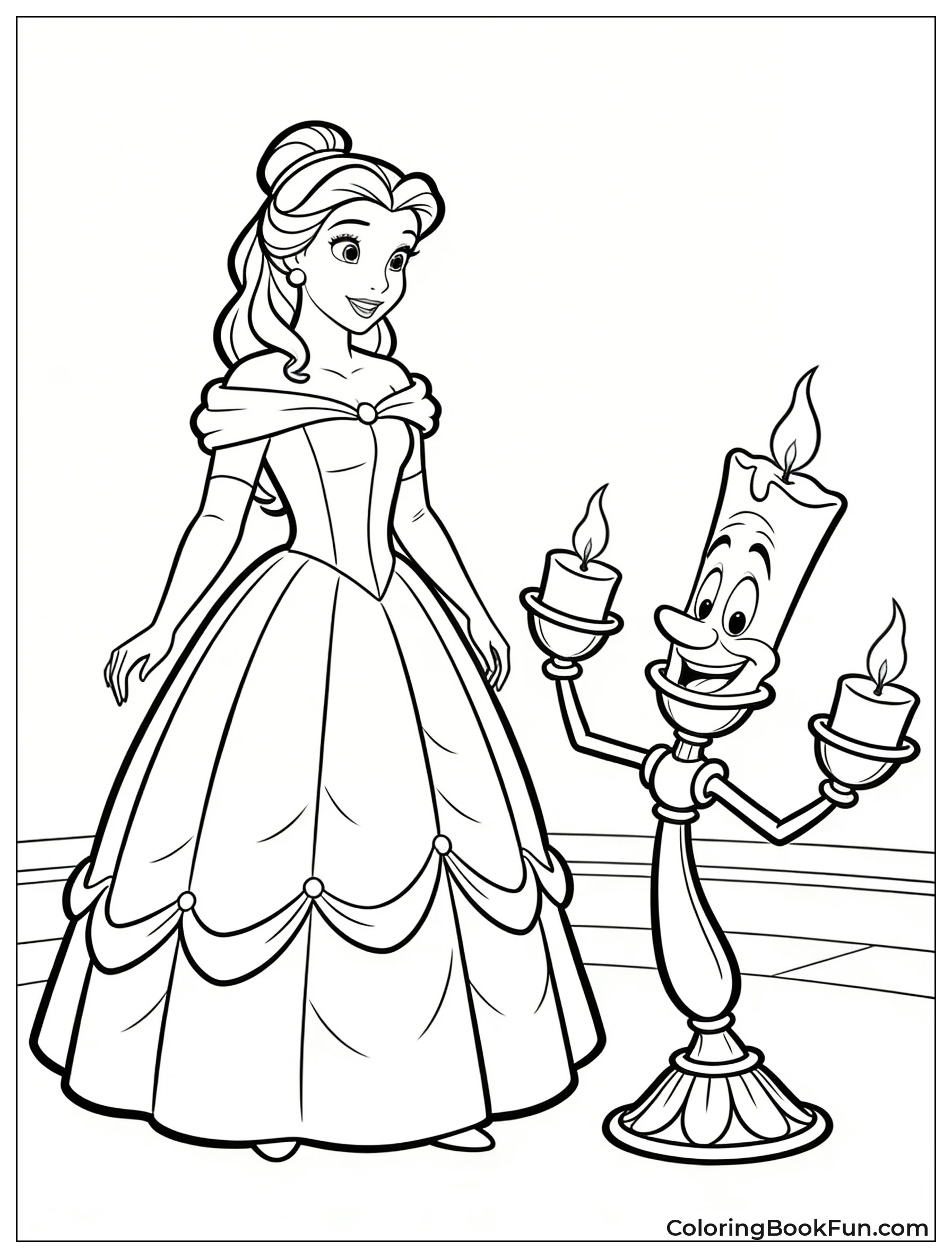 Lumiere Dances with Flames