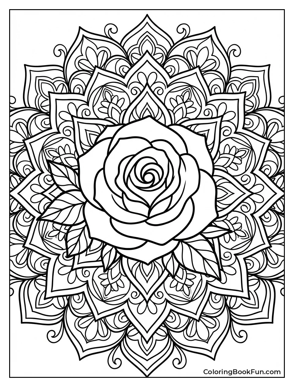 Mandala Rose Patterns