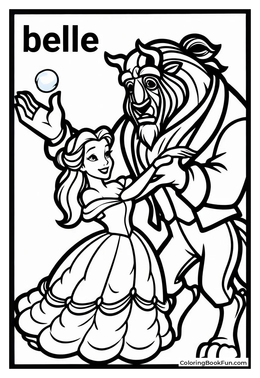 Belle Throws Snowball