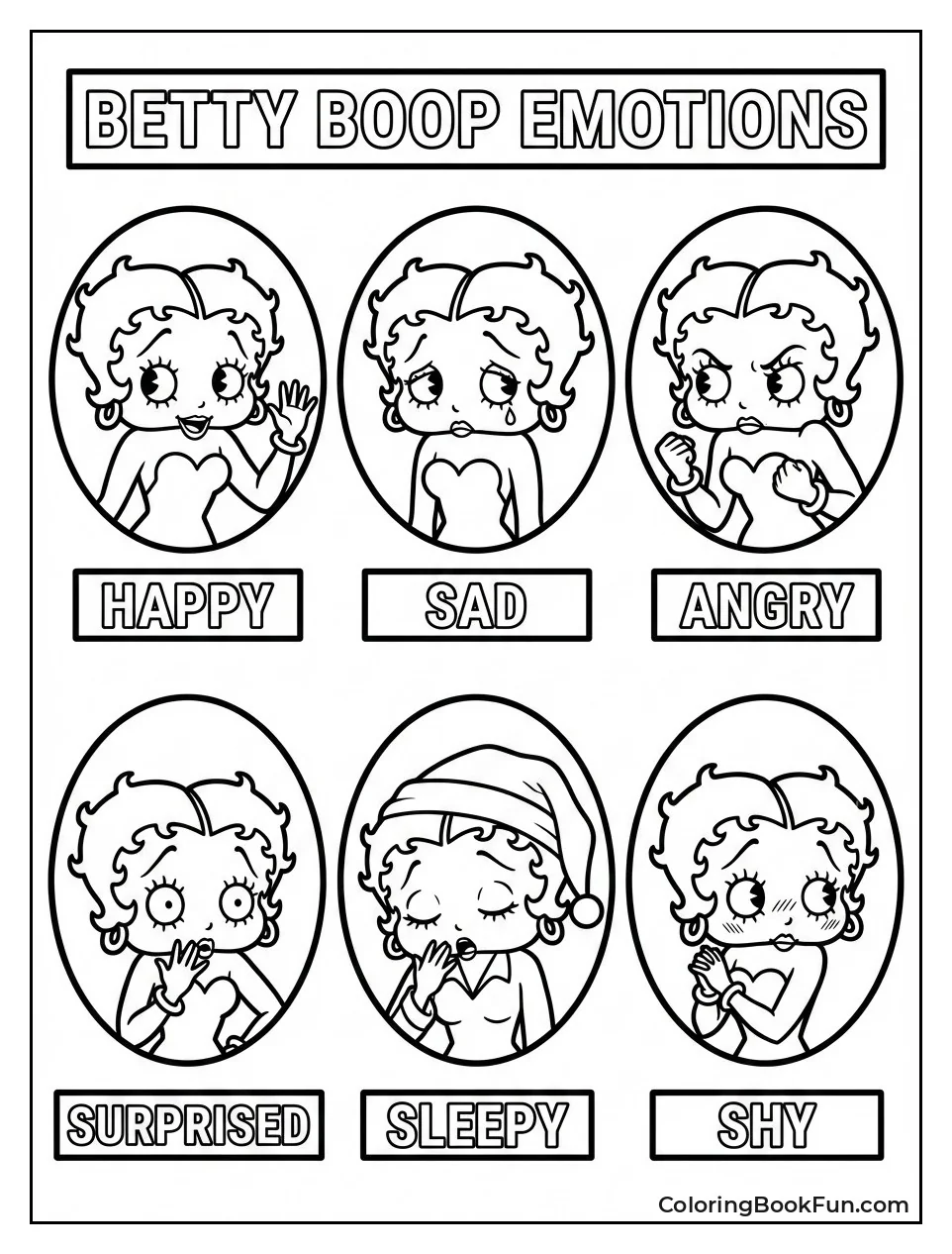 Betty Shows Different Emotions