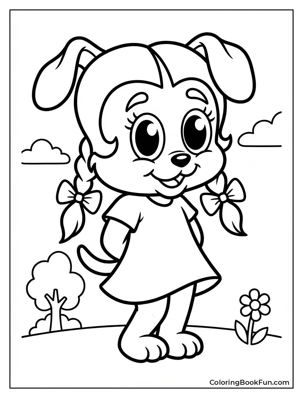 Betty with Floppy Dog Ears