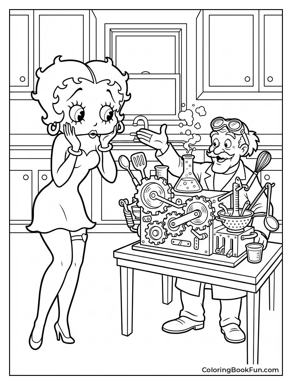 Betty Watches Grampy's Kitchen Invention