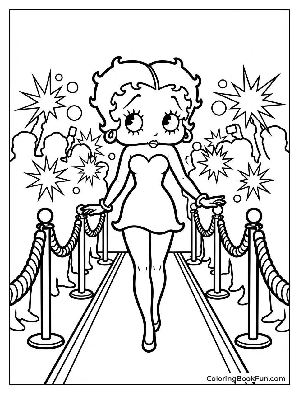 Betty Walks Red Carpet