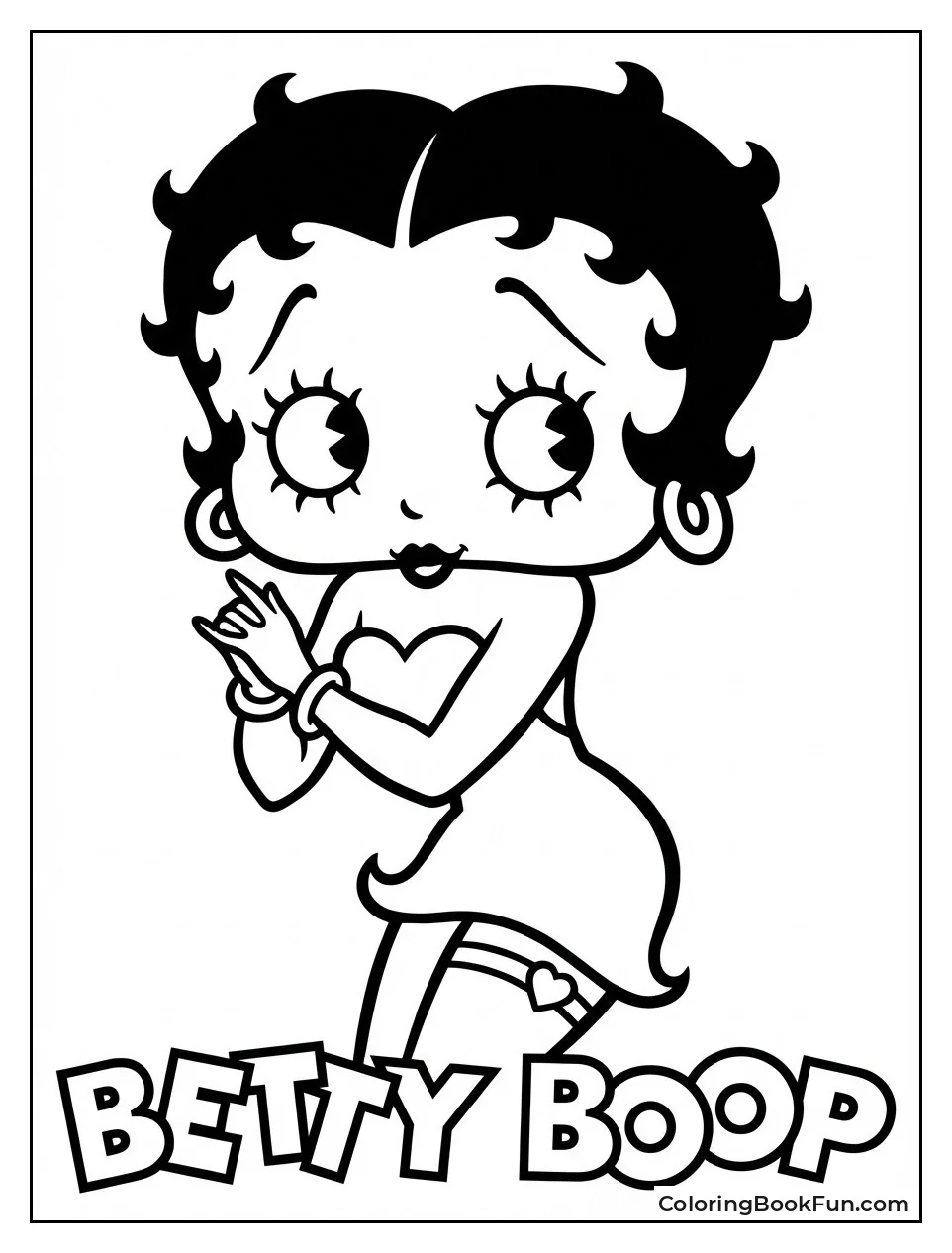 Betty Smiles in Red Dress