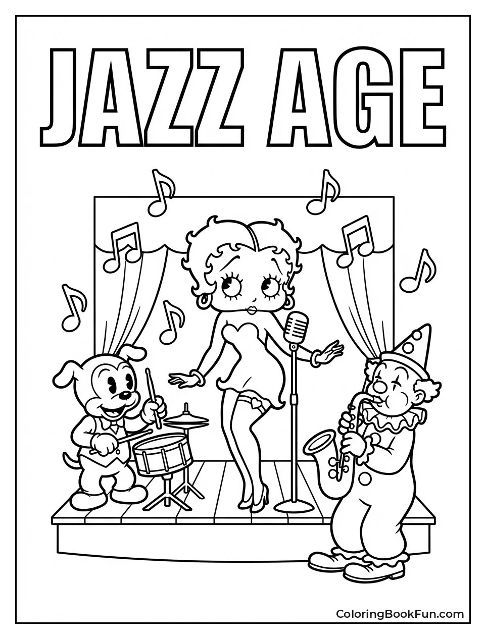 Betty Sings with Bimbo and Koko