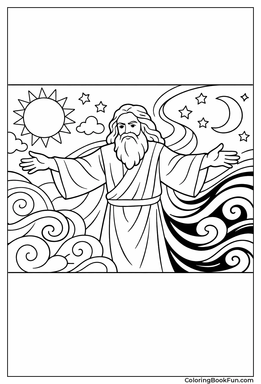 God Separates Light from Darkness