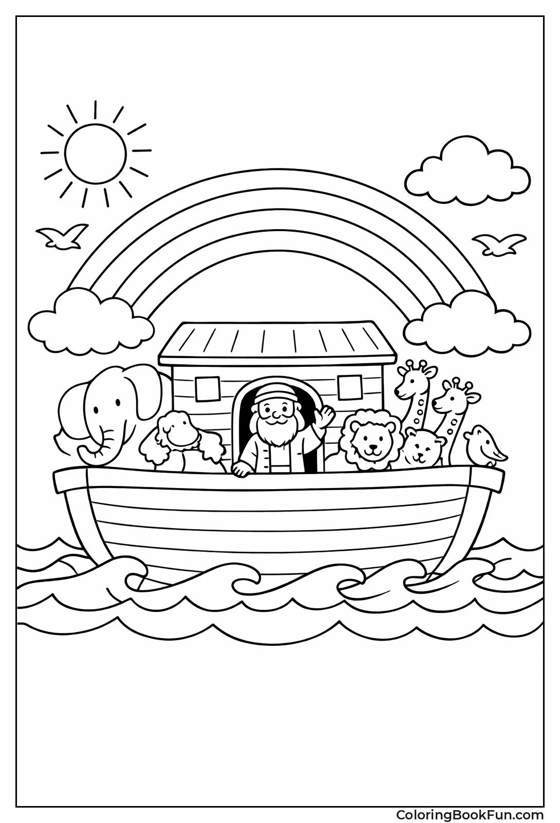 Rainbow over Noah's Ark