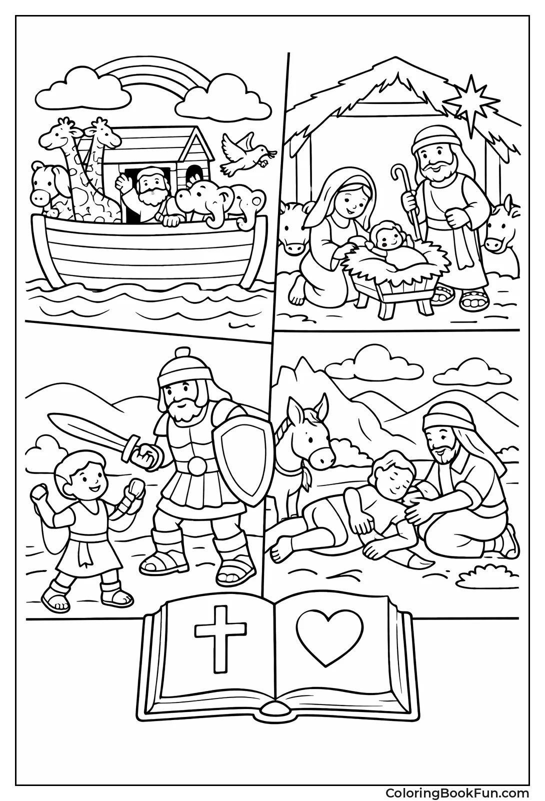 Sunday School Parable Pages