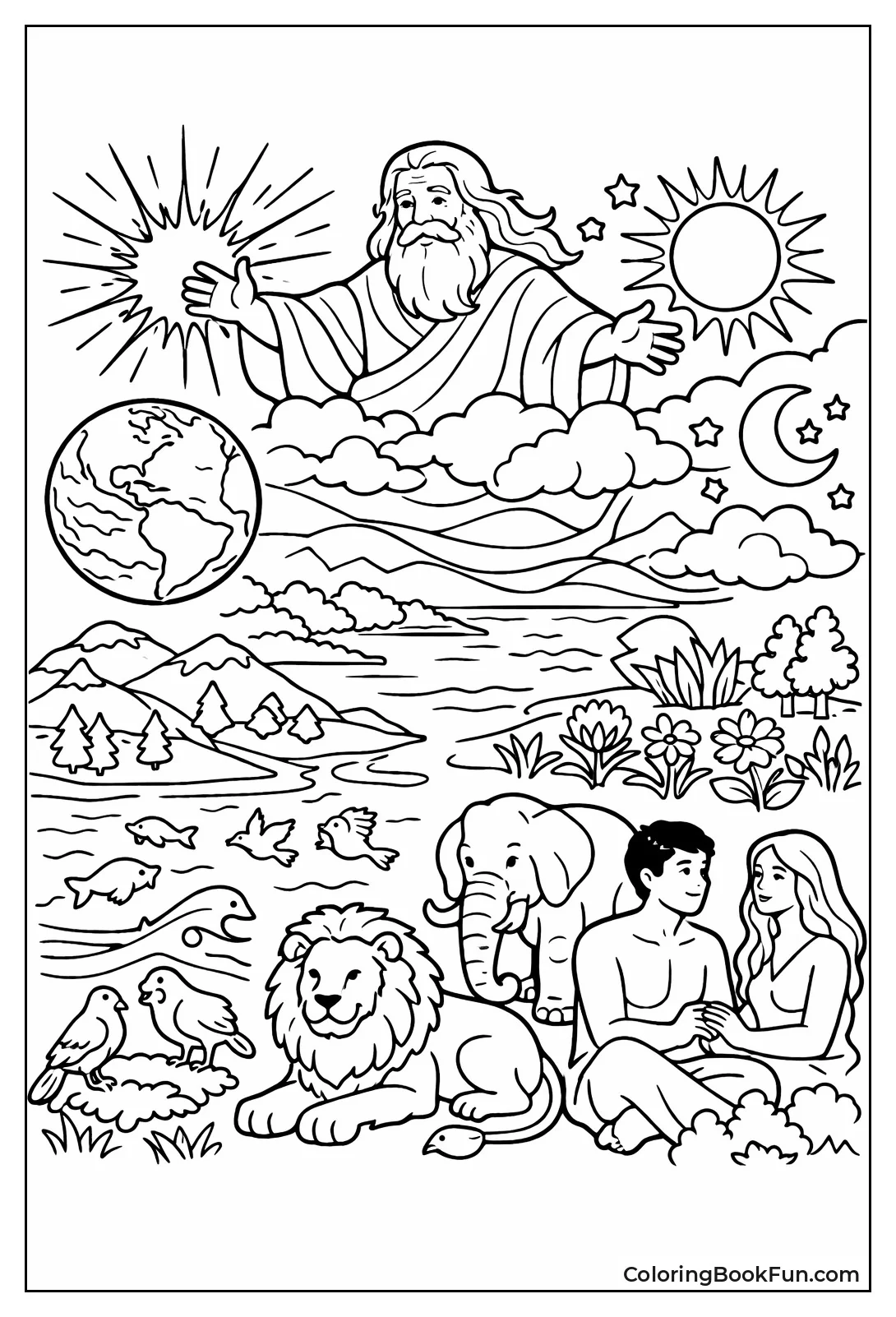 Seven Days God Creates