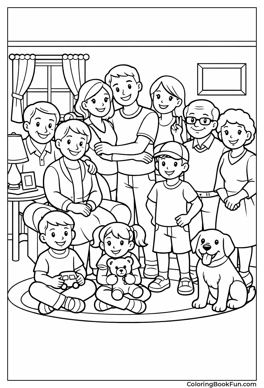 Big Family Home Gathering