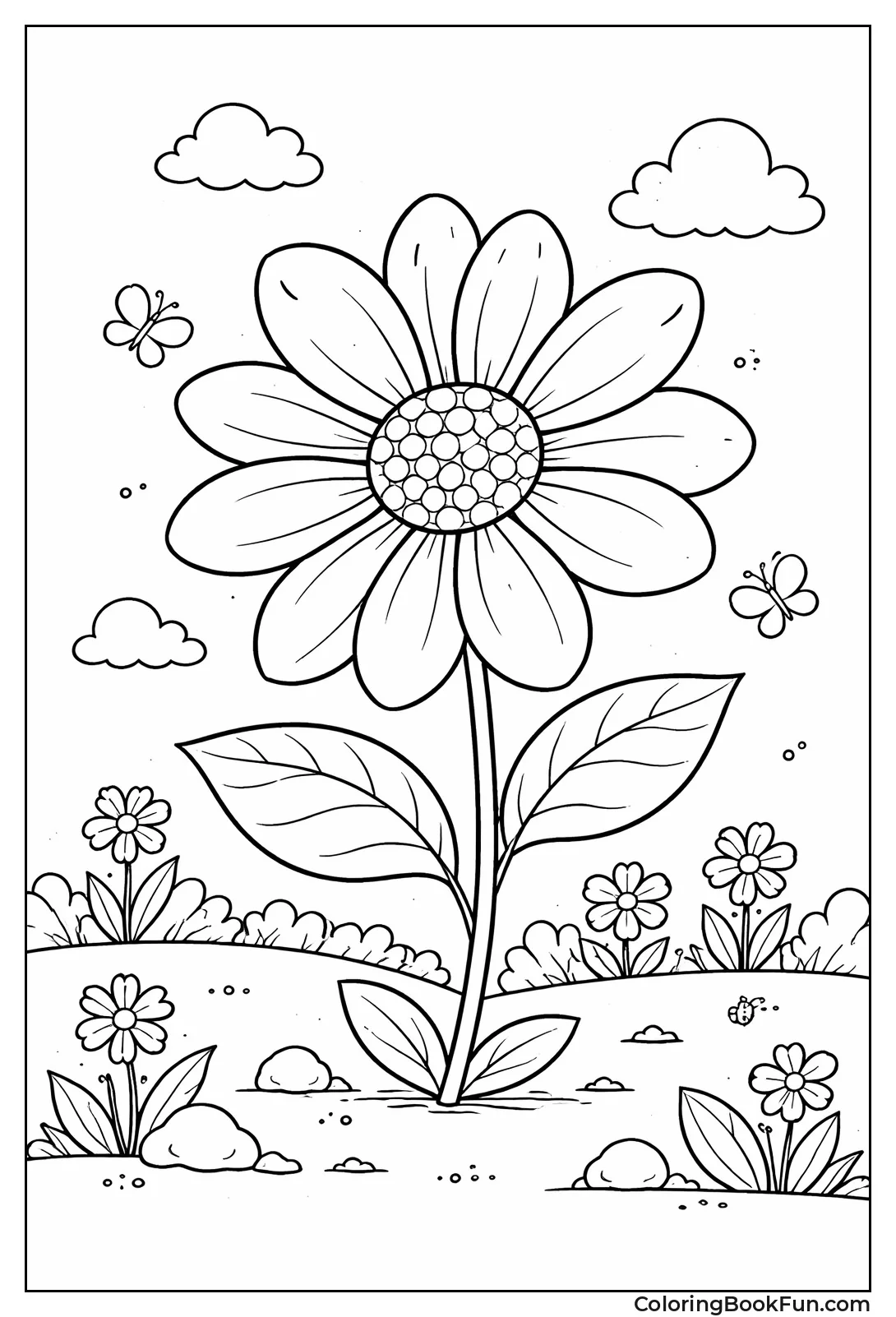 Big Flower Fills Page