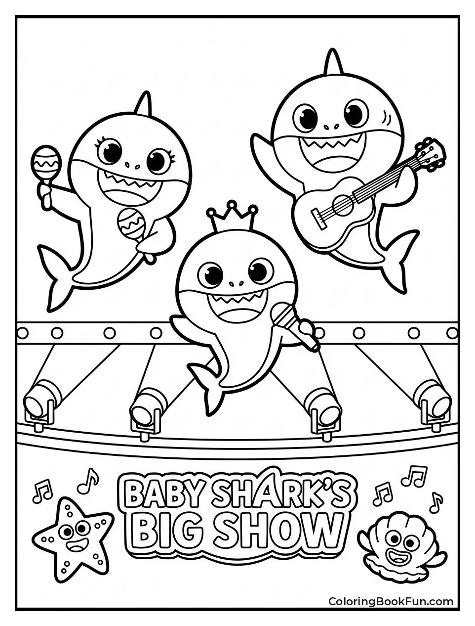 Big Show Baby Sharks Performing
