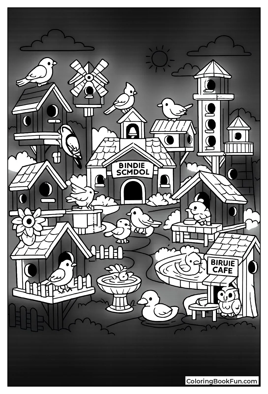 Birdhouse Neighborhood Village