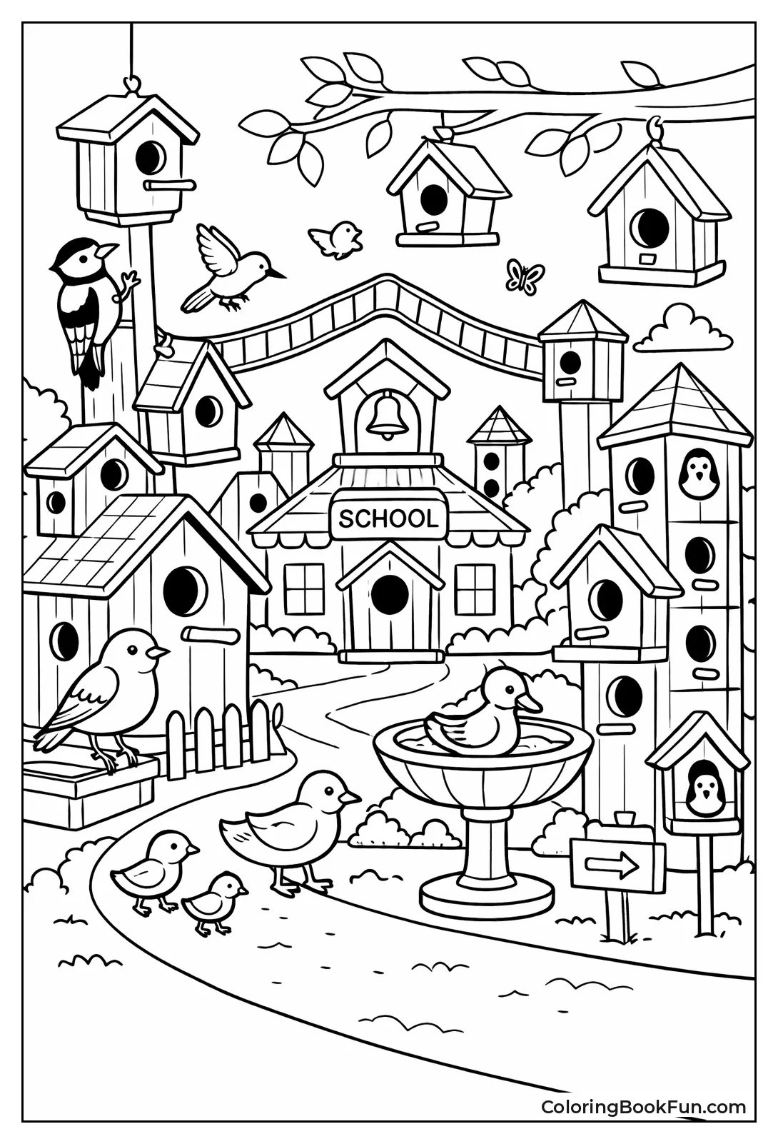 Birdhouse Neighborhood Village