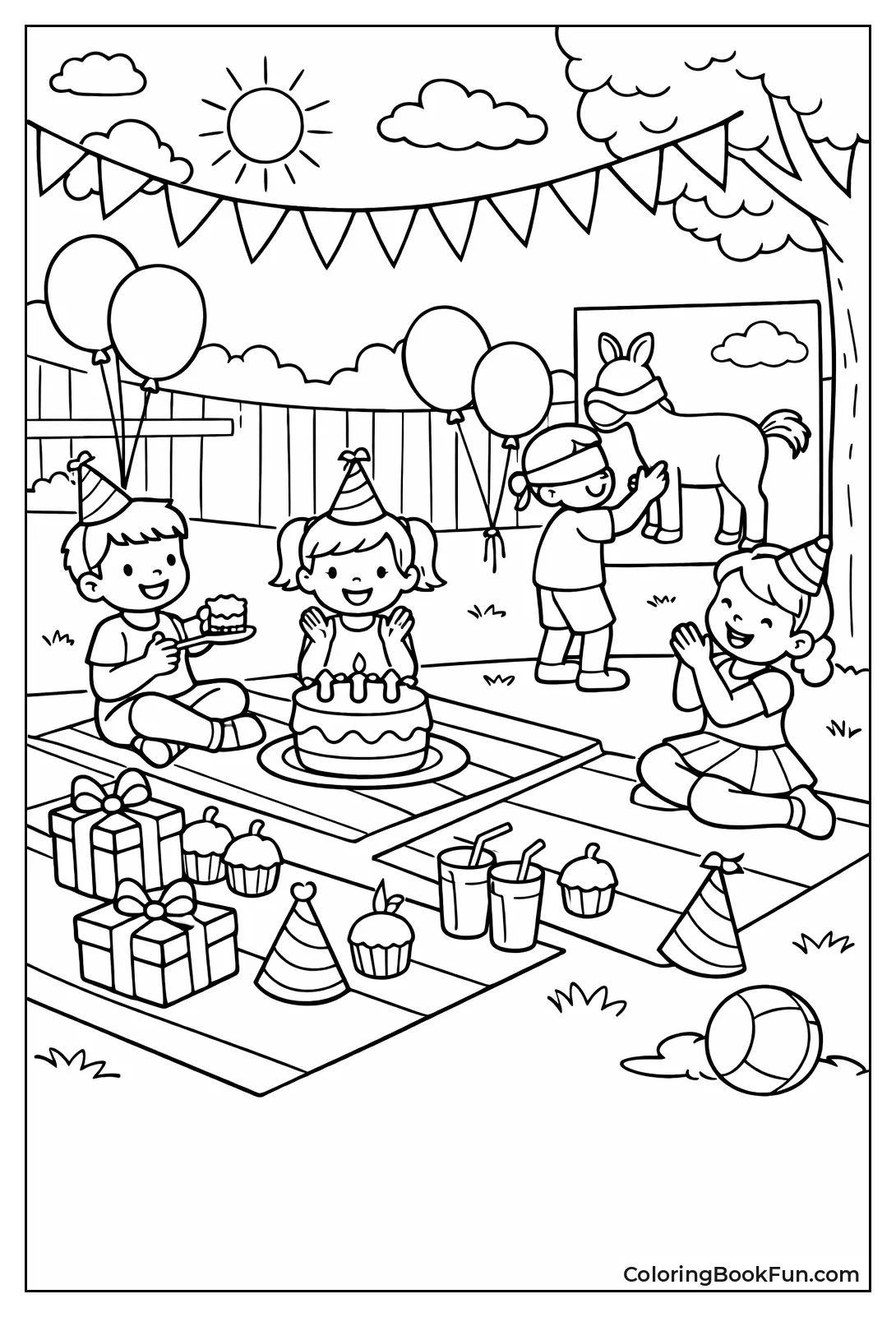 Backyard Picnic with Kids