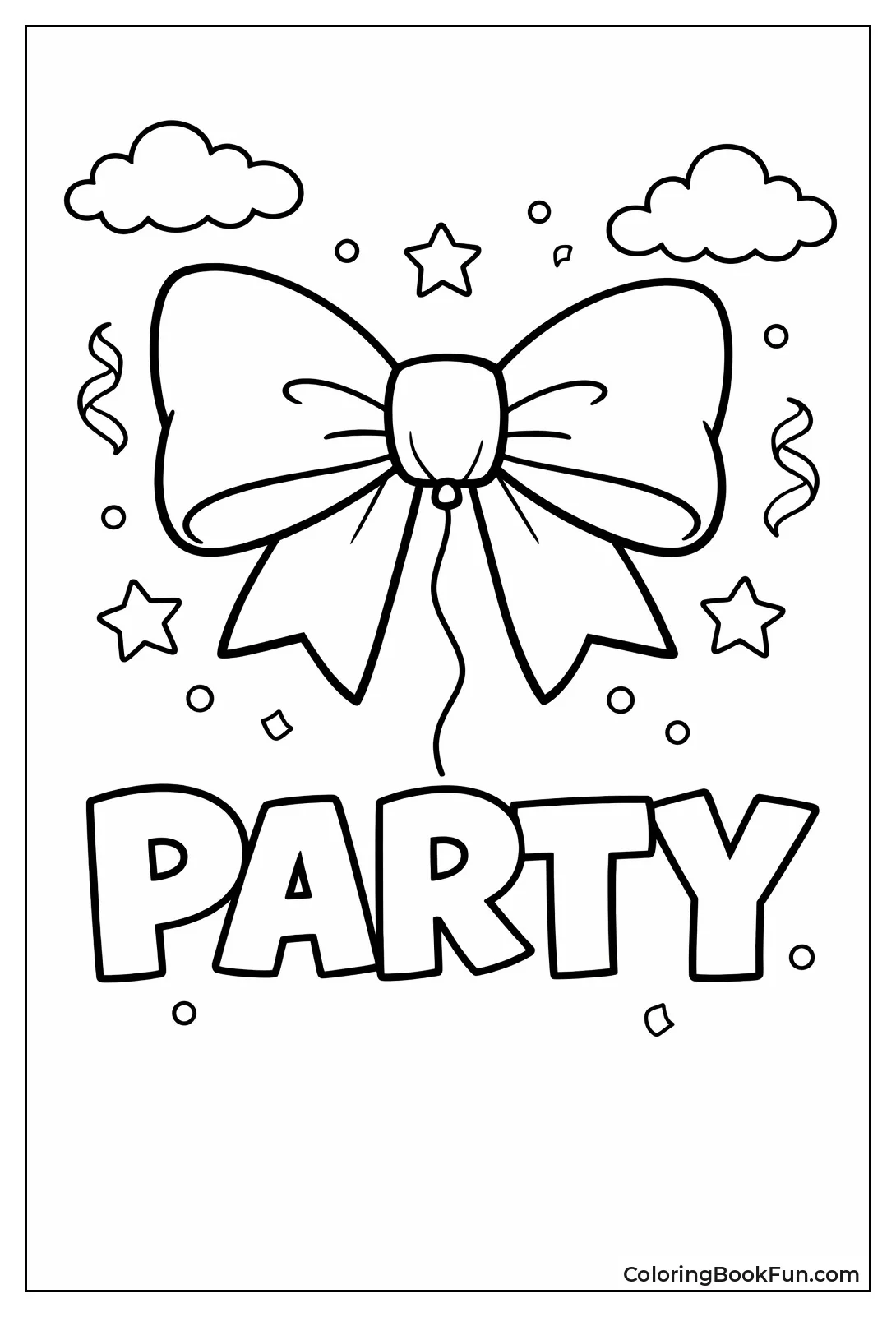 Floating Balloon Birthday Bow