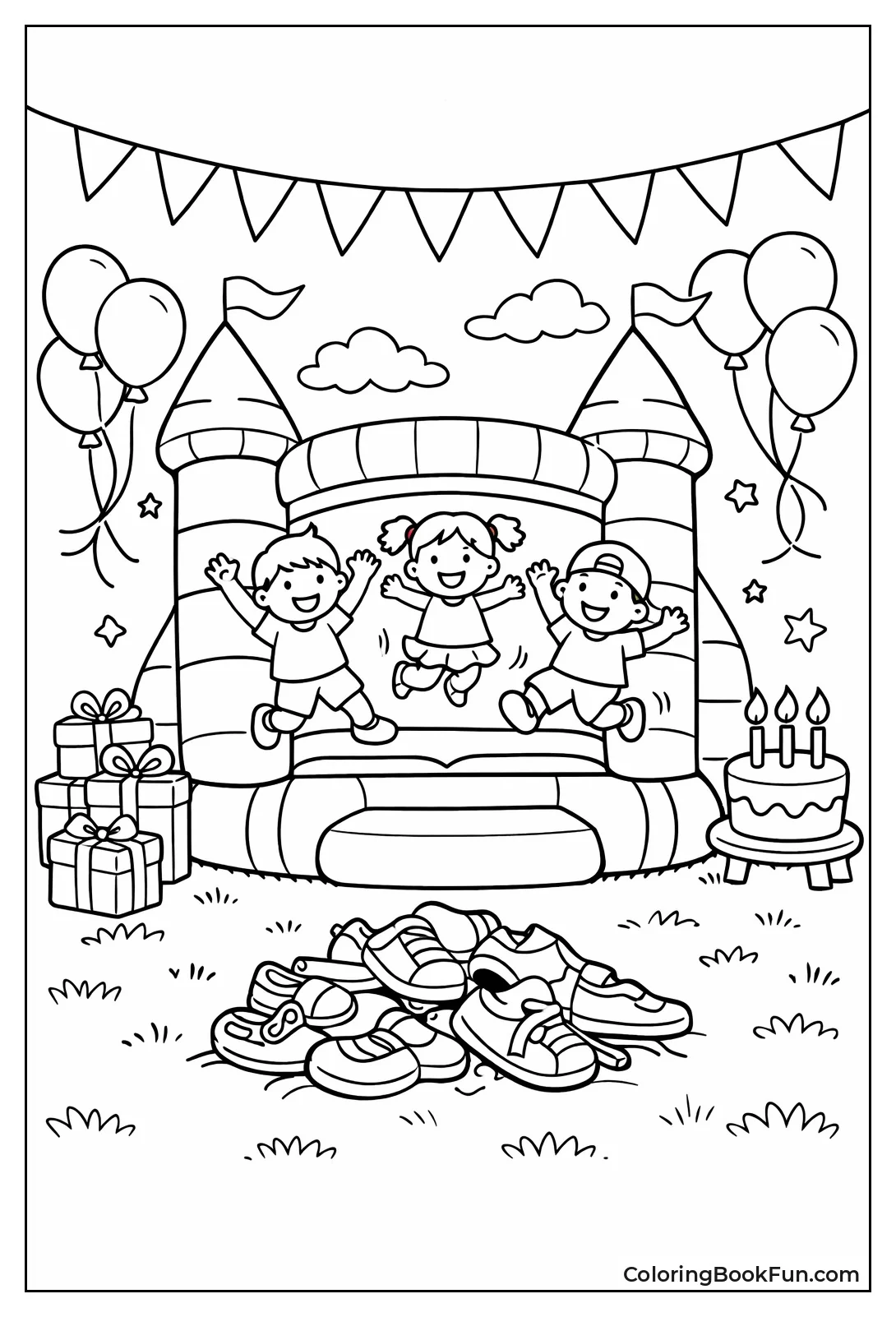 Kids Bounce in Castle