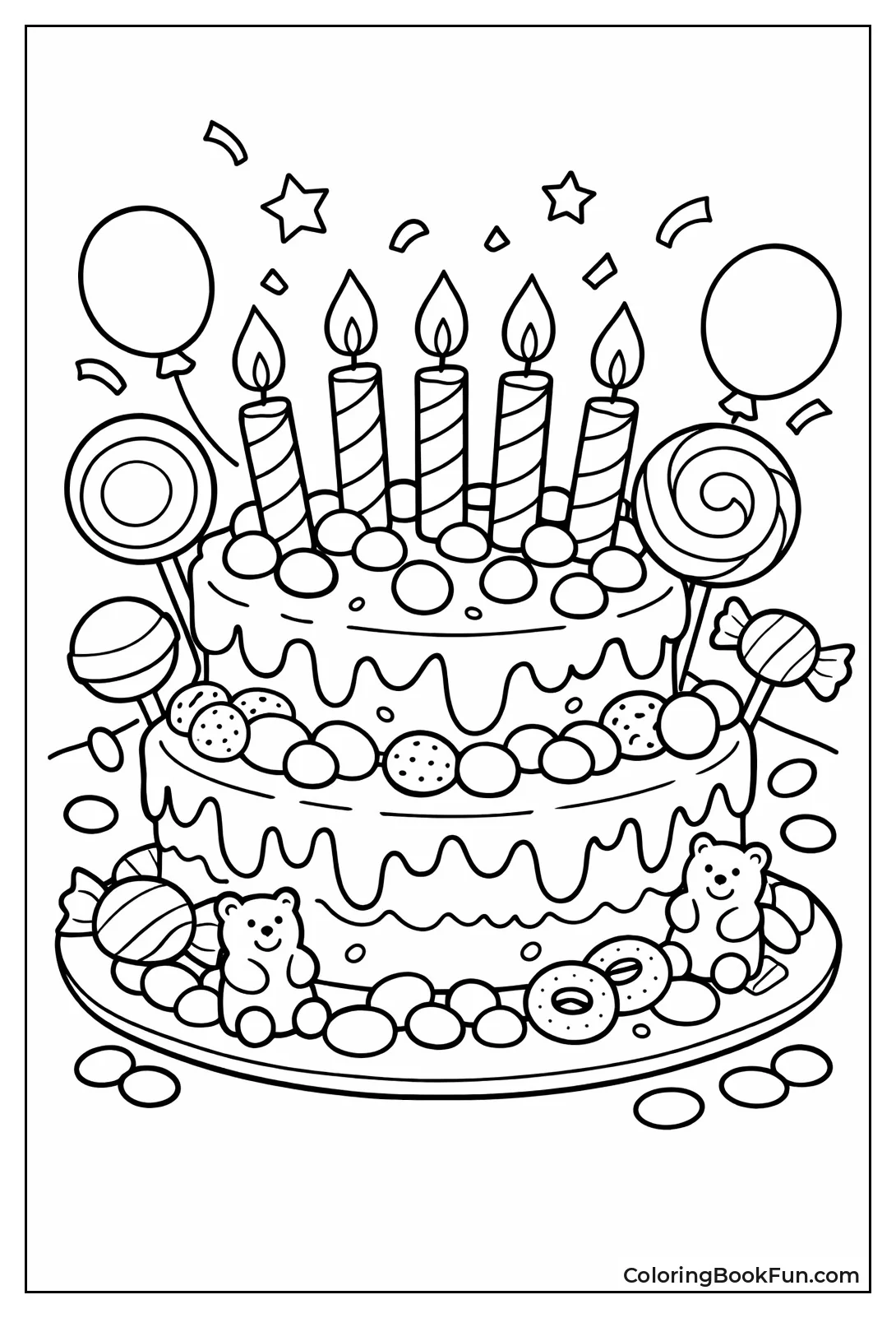 Candy Explosion Cake