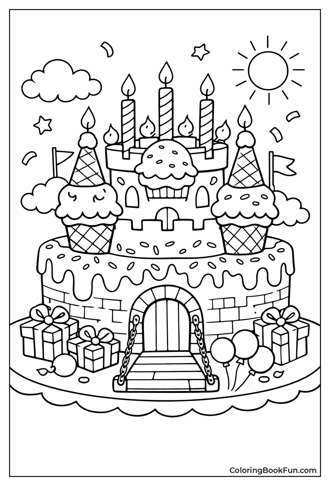 Royal Castle Cake