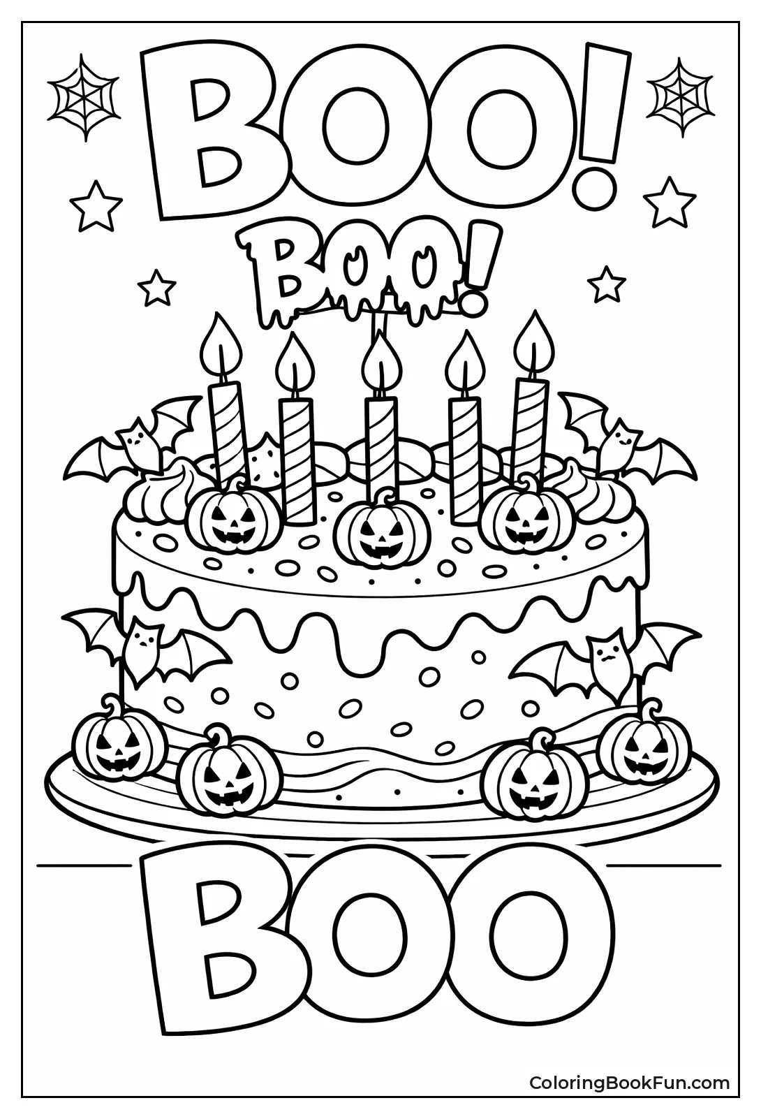 Spooky Halloween Cake