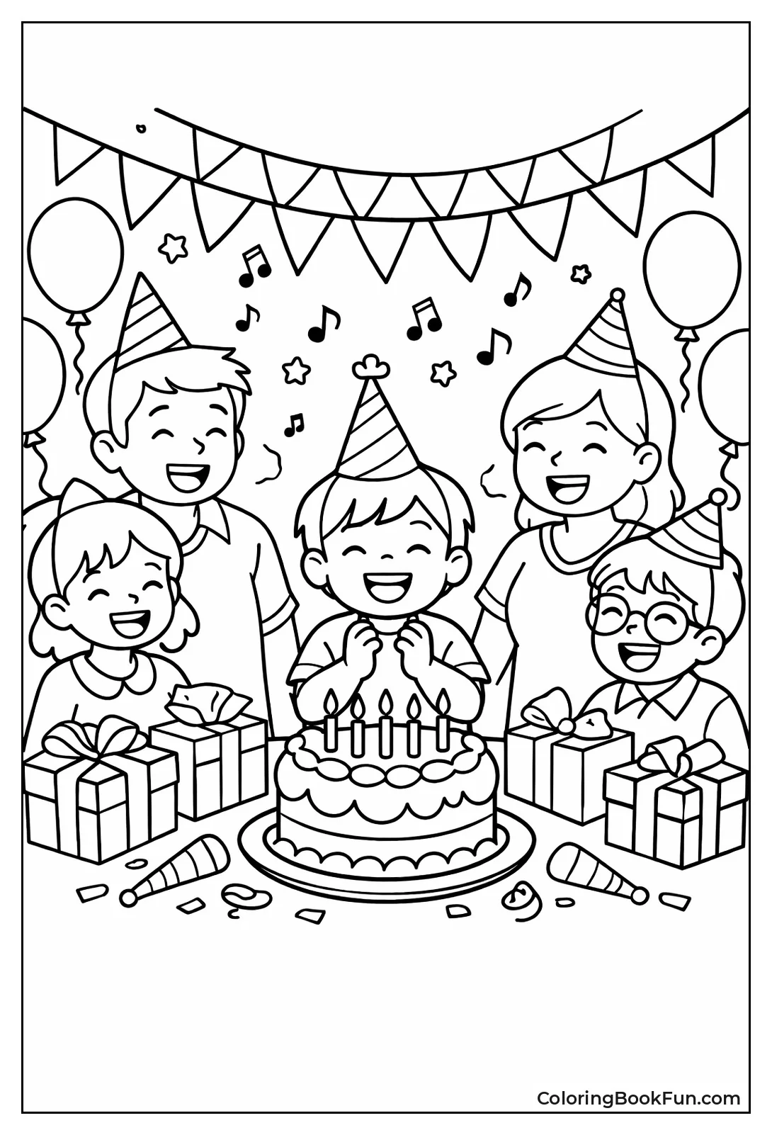 Family Sings to Child