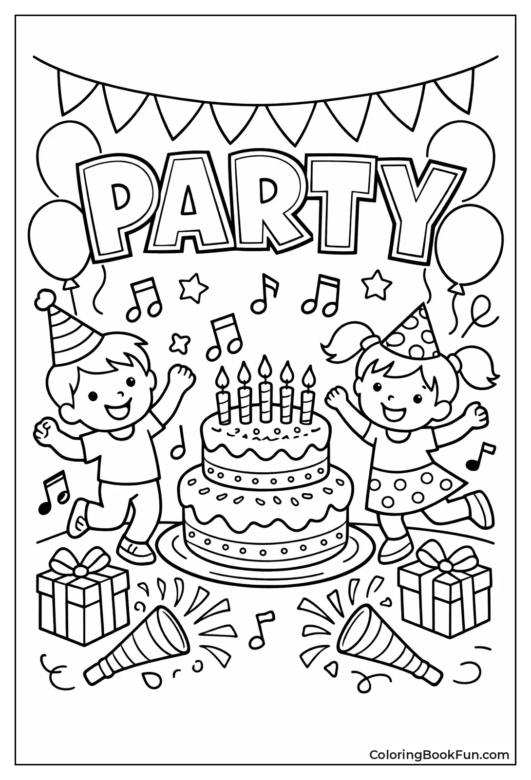 Dancers with Music Notes