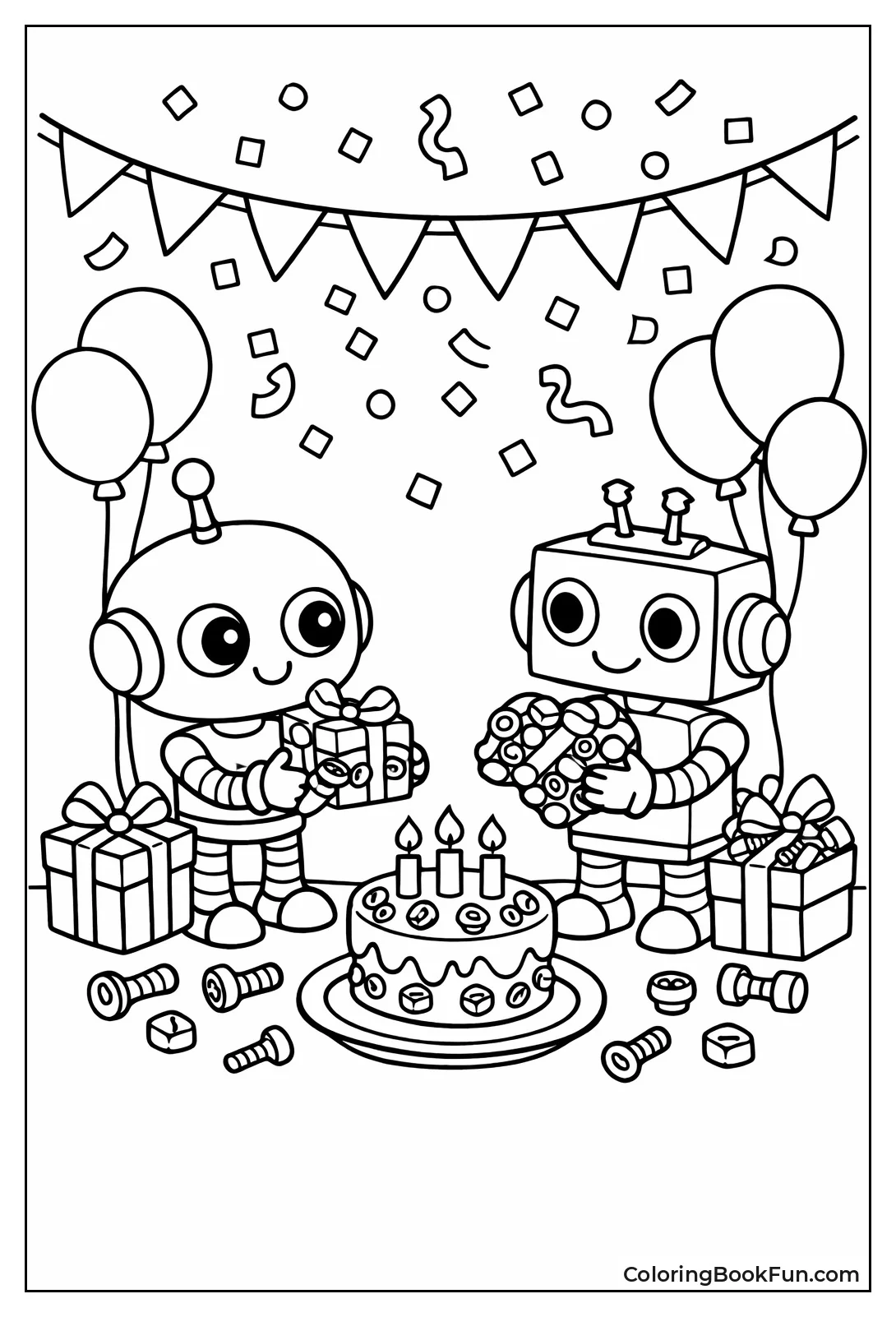 Robots Exchange Gifts