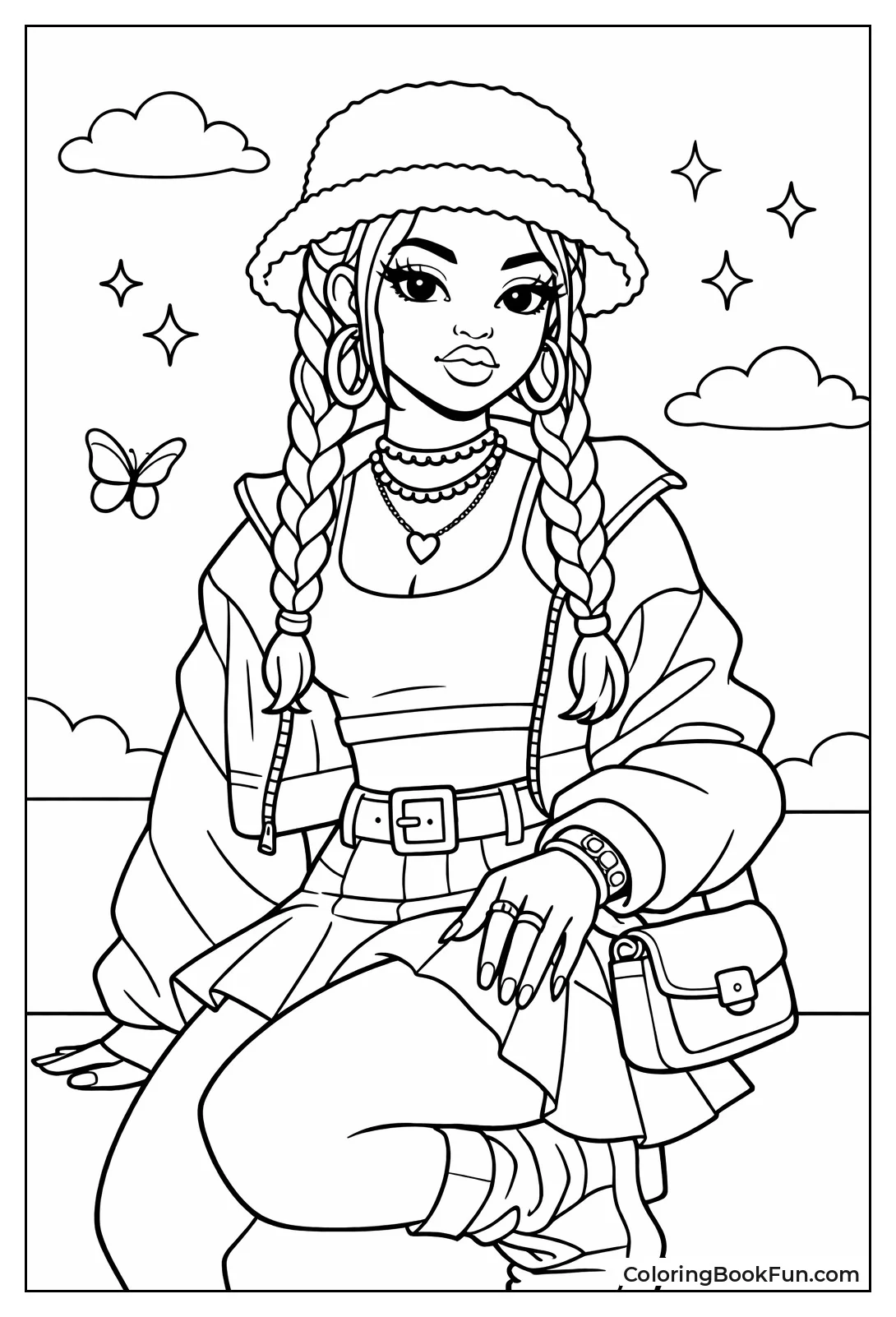 Confident Black Girl Layers Outfits