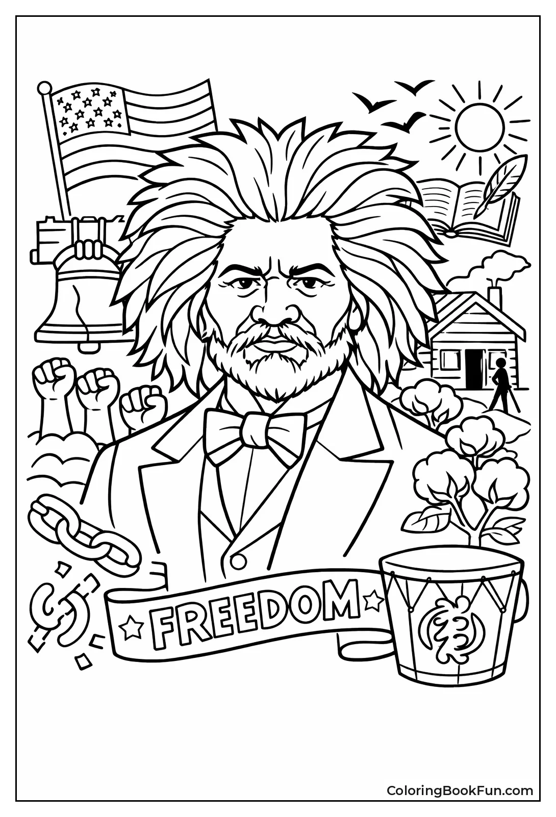 Portrait of Frederick Douglass