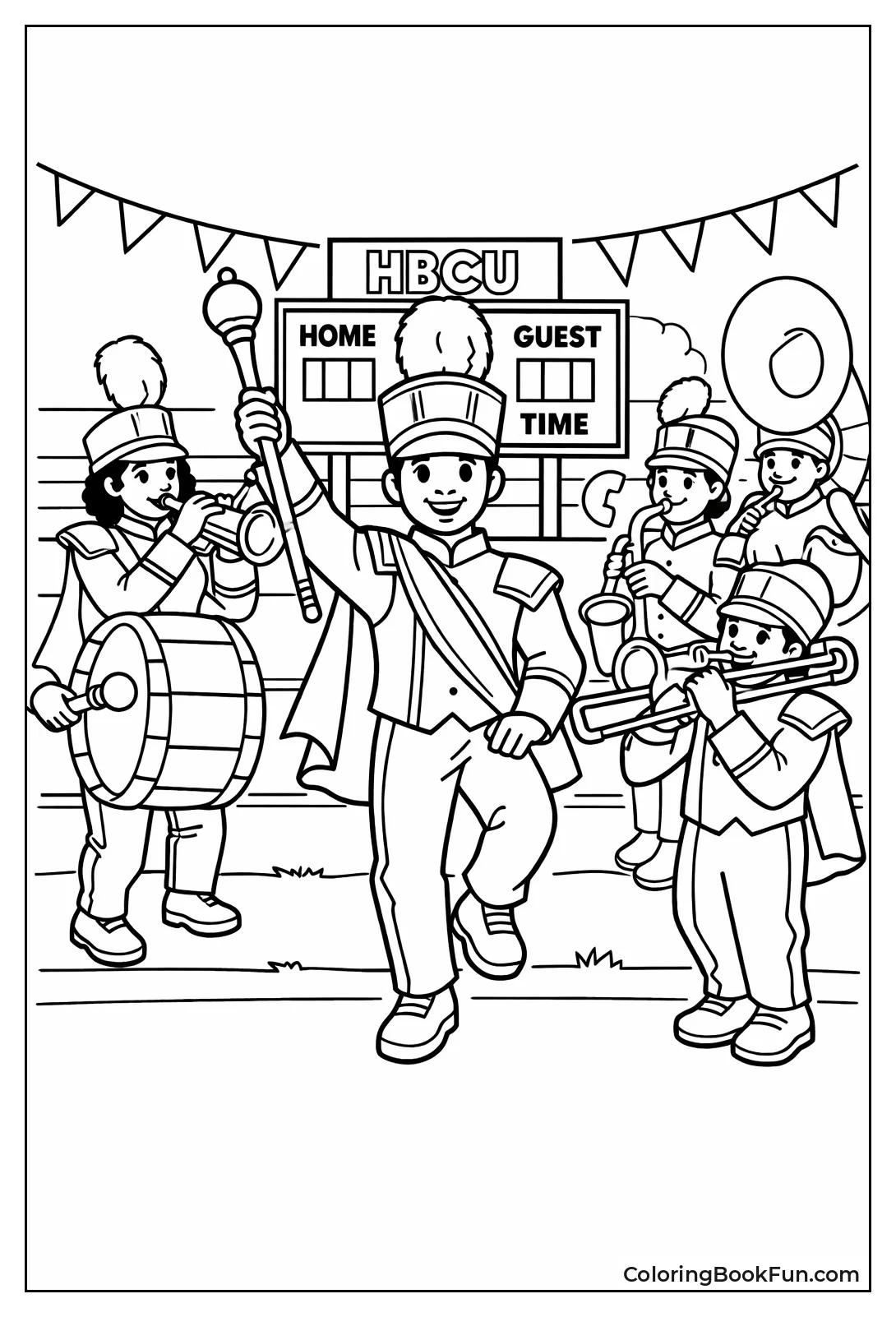 HBCU Band Plays Music